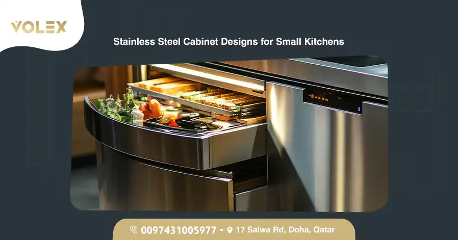Stainless Steel Cabinet Designs for Small Kitchens