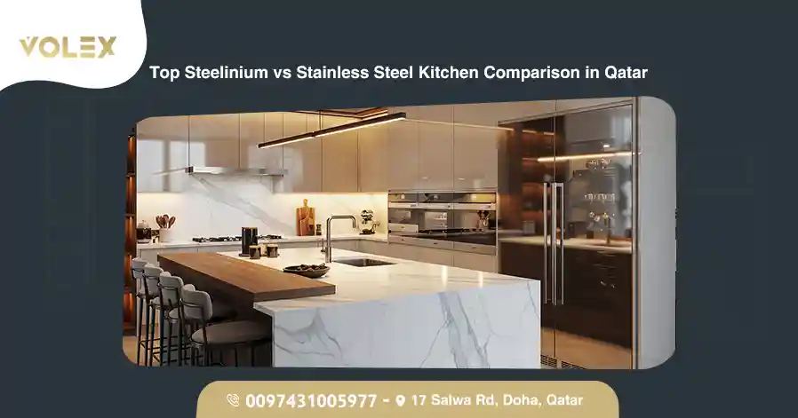 Top Steelinium vs Stainless Steel Kitchen Comparison in Qatar