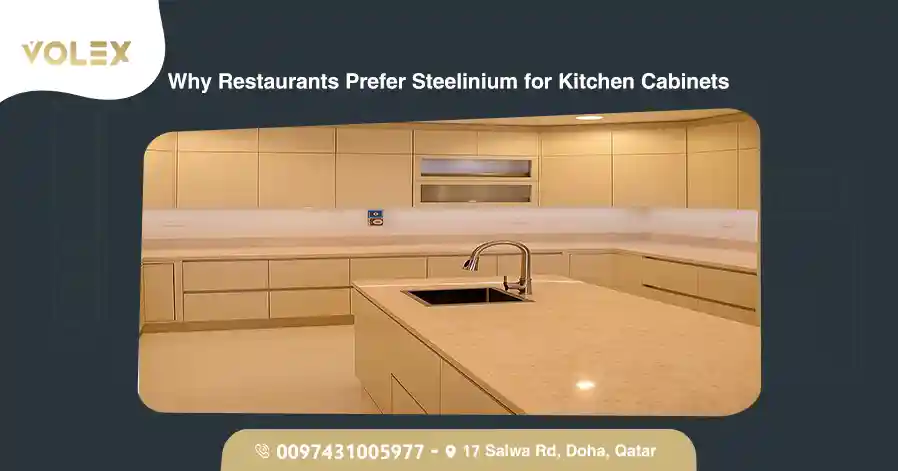 Why Restaurants Prefer Steelinium for Kitchen Cabinets